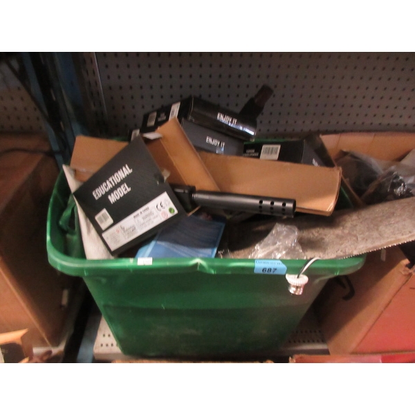 Large Tote of Preowned & Other Goods 