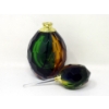 Image 2 : Bombay & Co Coloured Art Glass Perfume Bottle in Box
