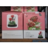 Image 1 : 5 New Red Rose Craft Kits with 5" Tall Domes