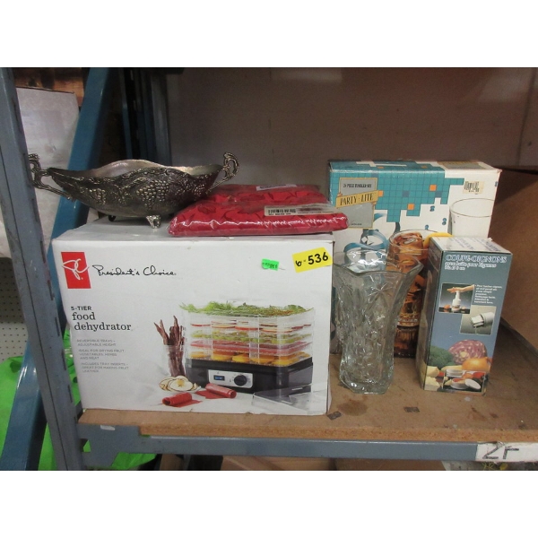 6 Piece Lot of Assorted Household Goods