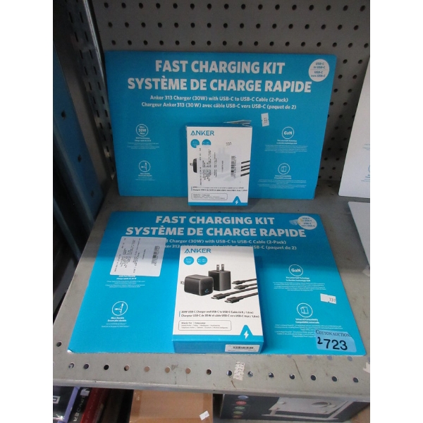 2 Anker Fast Charging Kit 2 Packs