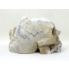 Image 4 : 3D Artist Hand Carved Crystalized Quartz Skull    