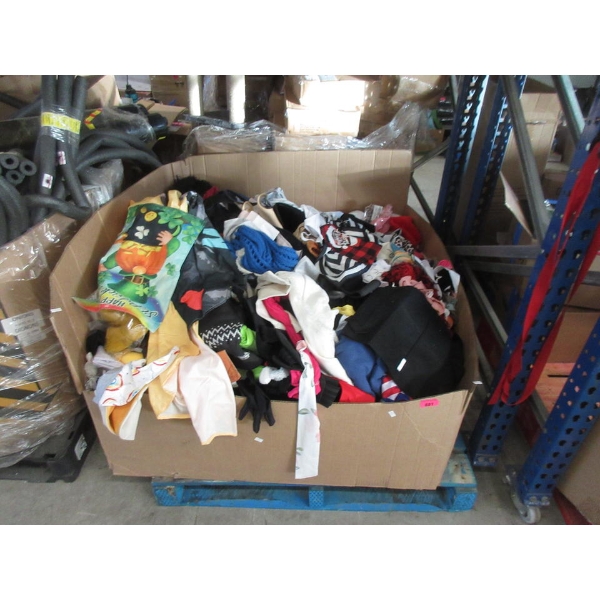 Skid of Clothing and Soft Household Goods