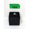 Image 3 : Blue Topaz & Diamond Sterling Silver Cocktail Ring