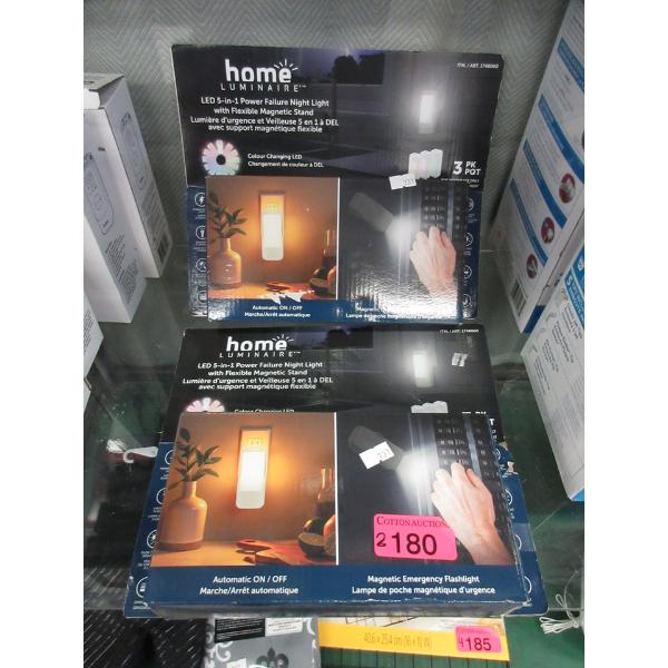 2 LED 5-in-1 Power Failure Night Lights