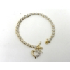 Image 2 : Gold Plated Sterling Silver Bracelet & Locket Necklace