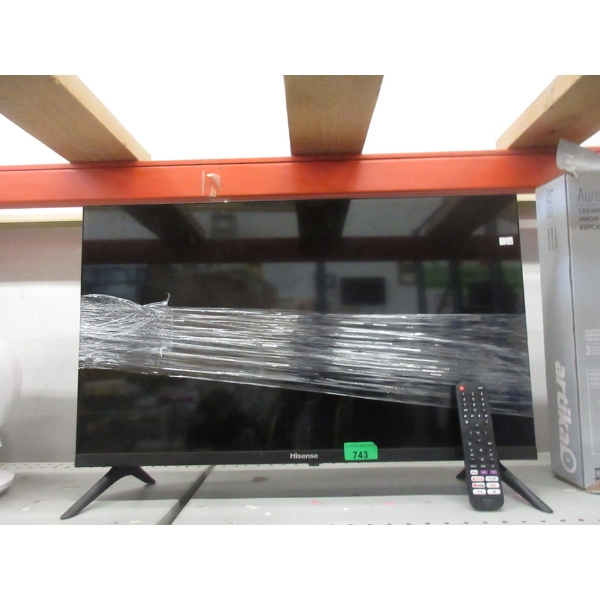 Hisense 32AGV TV with Remote - No Box