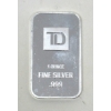 Image 1 : 1 Oz .999 Silver TD Bank Investor Bar 