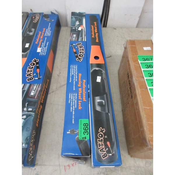 2 New Batlok Professional Steering Wheel Locks