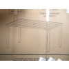 Image 2 : Rectangular Patio Dining Table - 38" x 61" x 28" tall