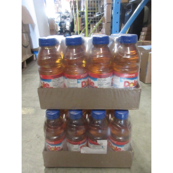 2 Cases of Dole Apple Juice - 100 % Juice