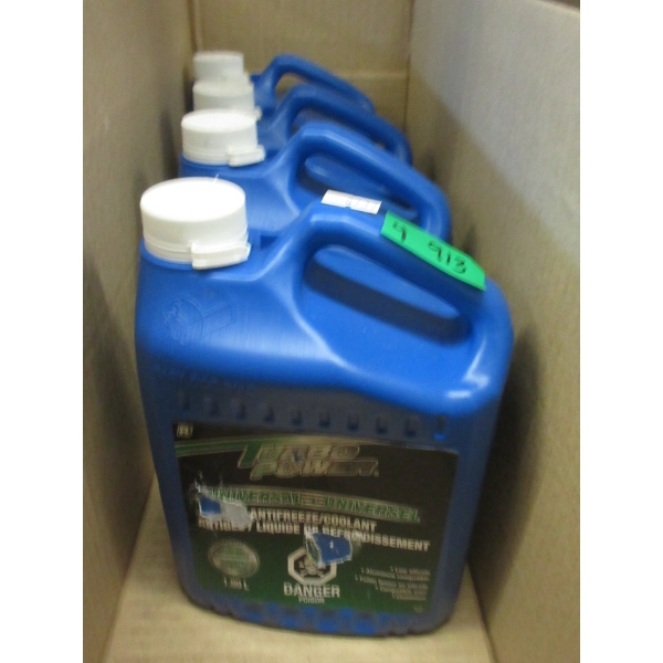 4 x 1.89 L Jugs of Turbo Power Universal Antifreeze