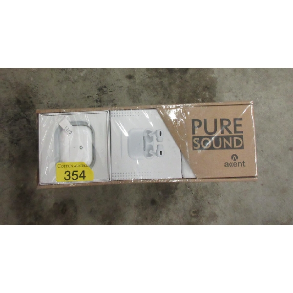 Box of 9 New Pure Sound Air Buds - White