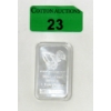 Image 1 : 1 Oz .999+ Silver Engelhard Bar 