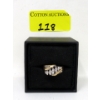 Image 3 : Ladies 10KT Yellow Gold Cluster Ring 