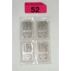 Image 1 : Uncut 4 x 1/2 Oz .999 Silver NWTM Bars 