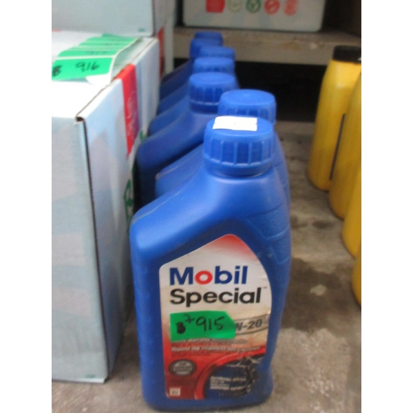 7 x 1 L Bottles of Mobil 5W-20 Motor Oil