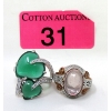 Image 1 : 2 x Sterling Silver Estate Rings 