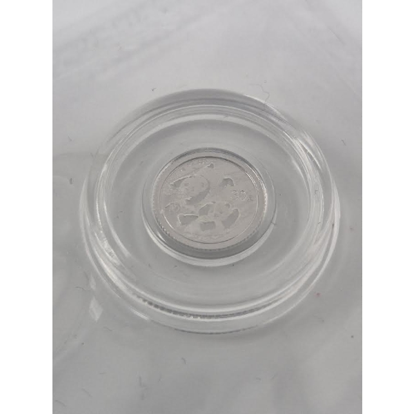 1 Gram .999 Fine Platinum 40th Anniversary Panda Coin 