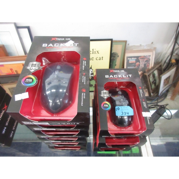 10 New Xtrike Me Backlit Programmable Gaming Mice