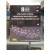 Image 1 : Set of 8 Candy Cane LED Lawn Stakes