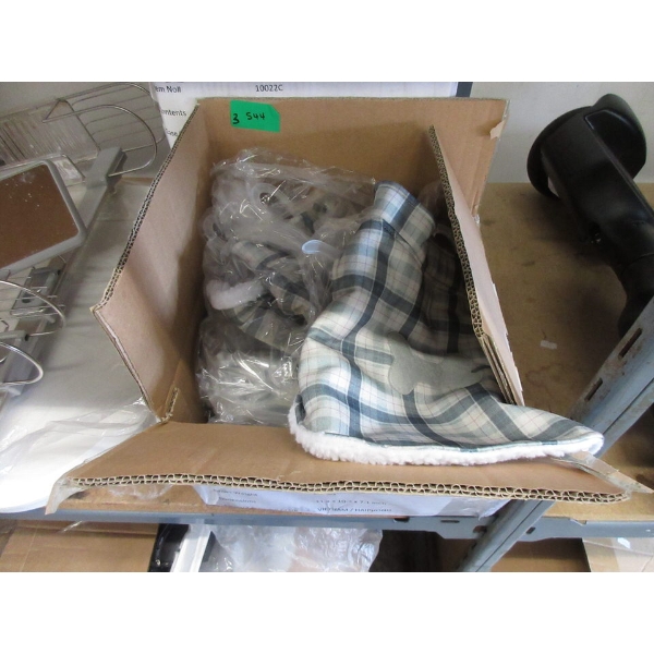 3 Cases of 12 New "Say Fleece" Plaid Dog Jackets