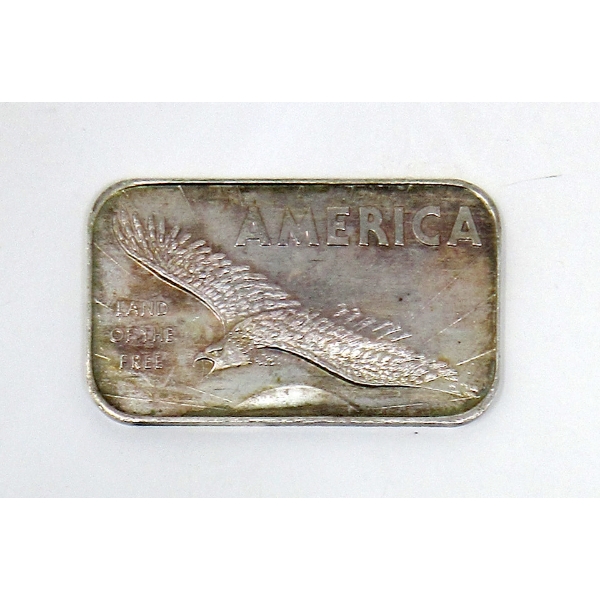 1 Oz .999 Silver American Argent Mint Bar 