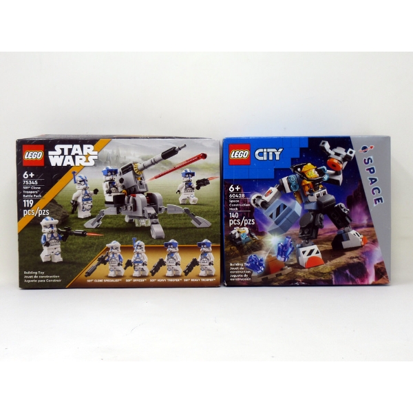 2 New LEGO  Building Toy Sets - Age 6+