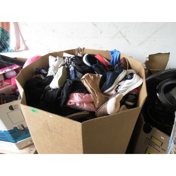 Skid of Assorted Clothing and Footwear