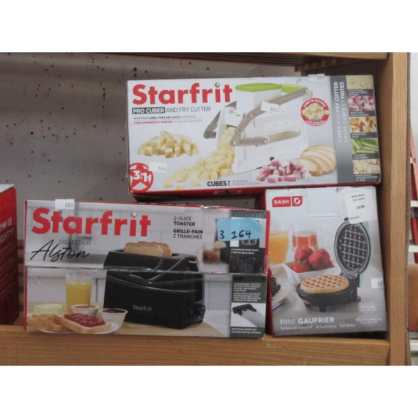 2 Starfrit & 1 Dash Small Kitchen Appliances