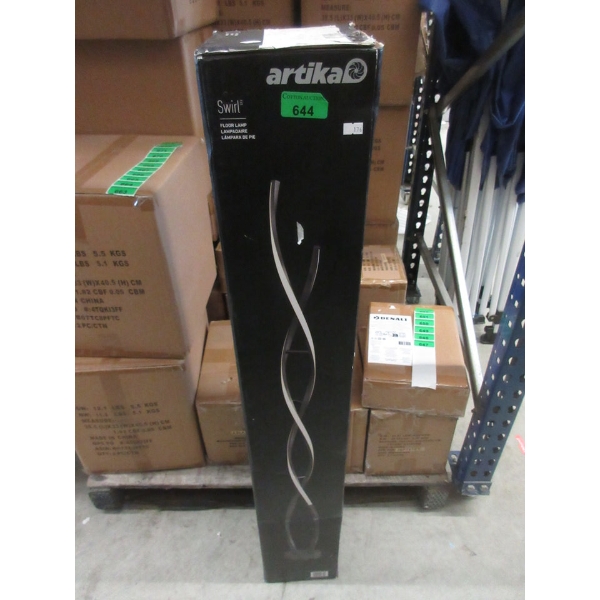 Artika "Swirl" LED Floor Lamp in Box