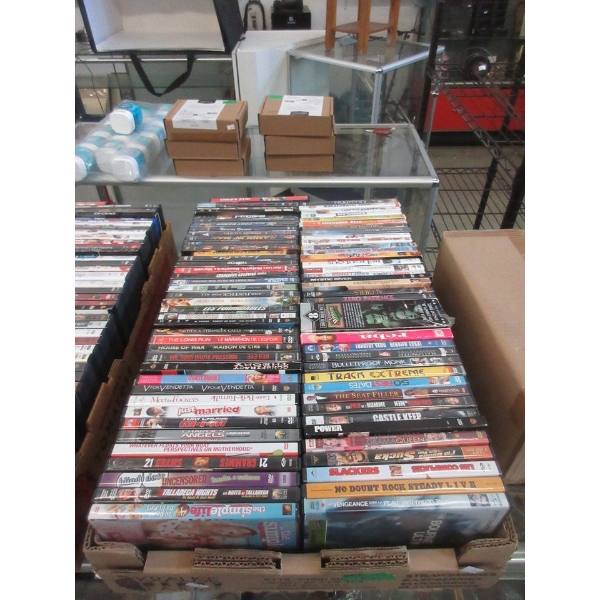 60+ Assorted DVD Movies and Shows - Preowned