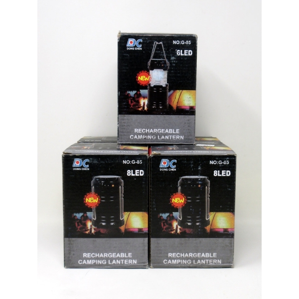 5 New Mini LED Camping Lanterns in Boxes