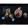 Image 5 : 7 Piece Lot of Amber Resin Jewelry - Preowned