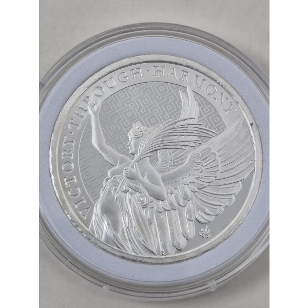 1 Oz .999 Silver 2021 Victory Through Harmony Coin 