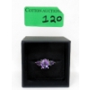 Image 3 : New Amethyst Trinity Ring 