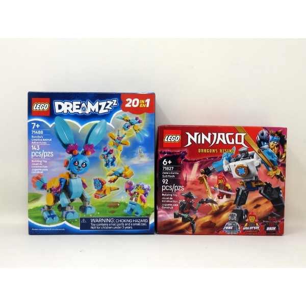 2 New LEGO Building Toy Sets - Age 6+ & 7+