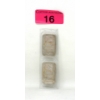 Image 1 : Uncut 2 x 1/2 Oz .999 Silver Pan American Bars 