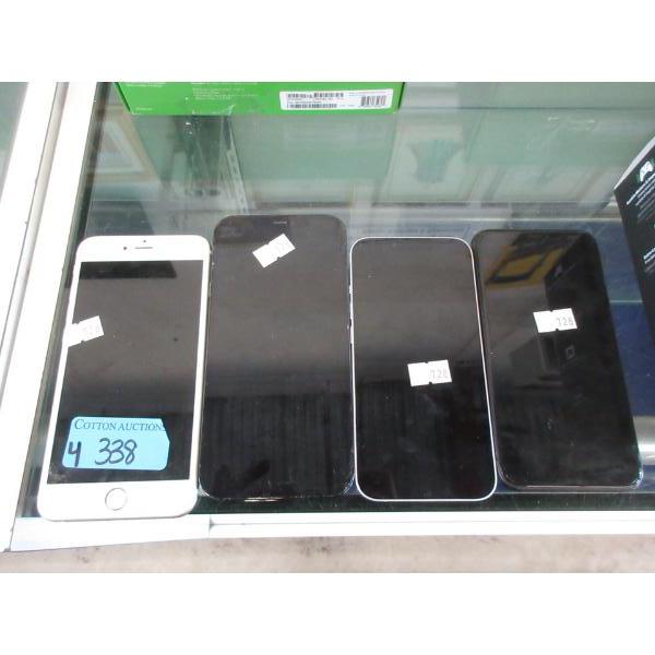 4 Assorted iPhones - Preowned - As Is