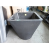 Image 1 : Black Self-Watering Planter - 20" x 20" x 20" Tall