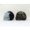 Image 2 : 44 Gram Amazonite Skull & 51 Gram Dragon Blood Jasper Skull