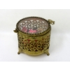 Image 3 : Vintage Glass Tray and Gold Filigree Dresser Items