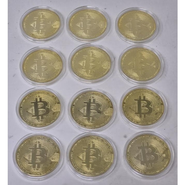 12 x Copper Bitcoin Rounds