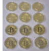 Image 1 : 12 x Copper Bitcoin Rounds