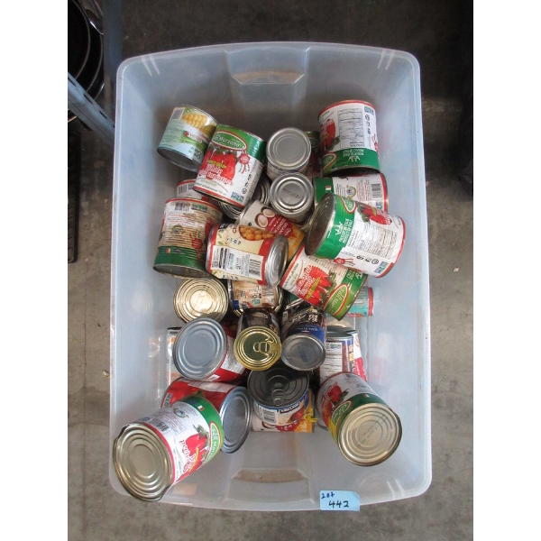 20+ Dented Cans of Assorted Food Products