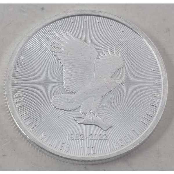 1 Oz .999 Silver 2022 Eagle Monex Round 