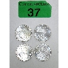 Image 1 : 4 x 1/4 Oz .999 Silver Walking Liberty Rounds 