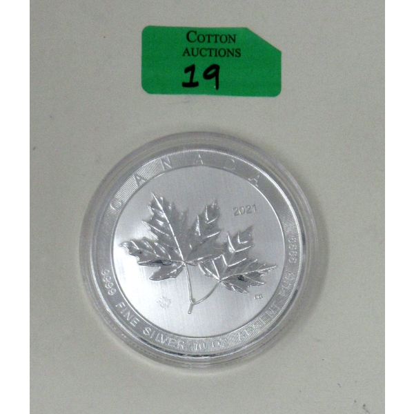 10 Oz .9999 Silver Canada Coin 
