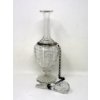 Image 2 : Antique Crystal Perfume Bottle with Collar & Chain