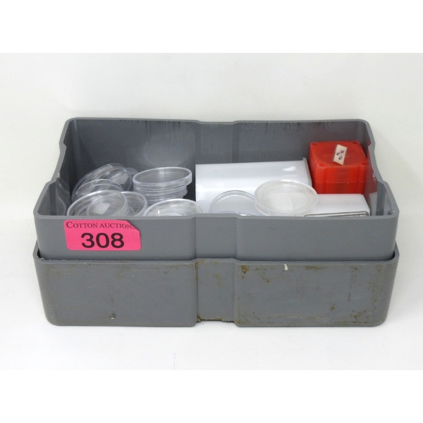 RCM Grey Bullion Box with Coin Tubes & Capsules